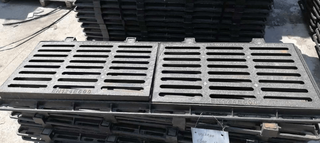 新会球墨铸铁连体双篦展示